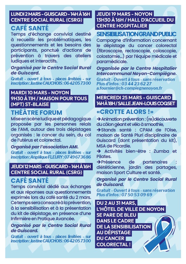 verso du programme de Mars bleu - JPEG - 258.4 ko