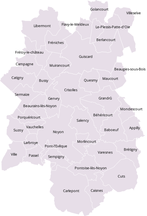 Carte du territoire